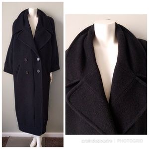 VTG Karl Lagerfeld Alpaca Blanket Coat L chanel